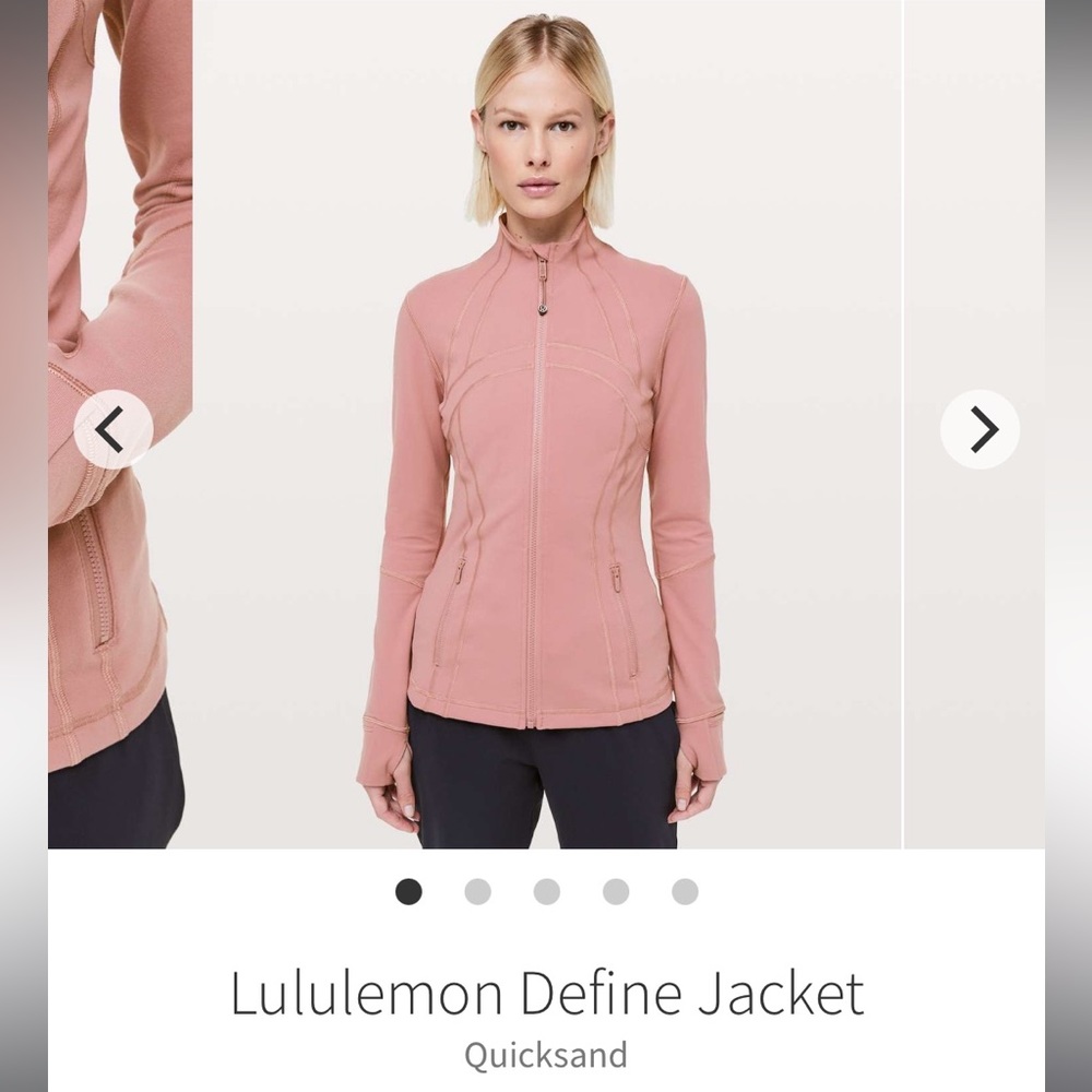 Lululemon Define Jacket
Quicksand. Size 10. EUC